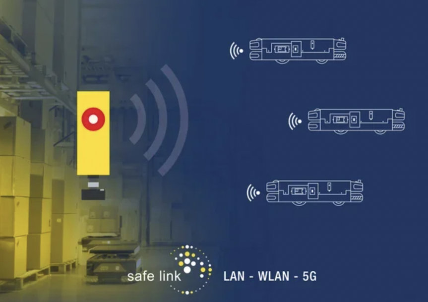 Bihl + Wiedemann Soluciones de seguridad para AGV: versátil, económico e interconectados de forma segura 